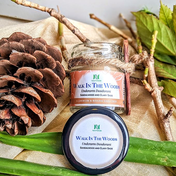 Image of Walk in the Woods Deodorant Cream | Deo for Men, Deo for Women, Deodorant Cream with Sandalwood and Lavender | Free from Aluminium and Baking Soda (30 g, Pack of 1)