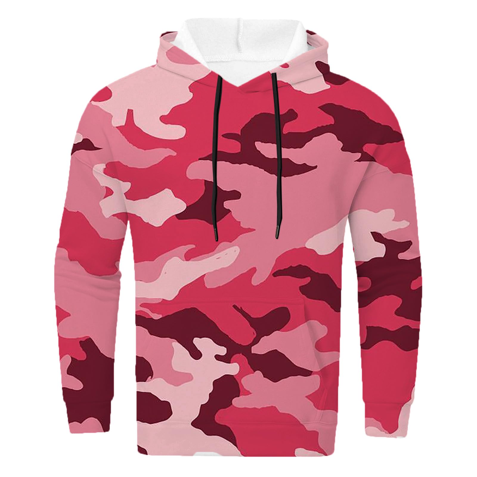 Generisch Tuta mimetica militare da uomo, pantaloni da combattimento e felpa con cappuccio, uniforme militare, costume mimetico, 2 pezzi, felpa con cappuccio e pantaloni da jogging, tuta sportiva