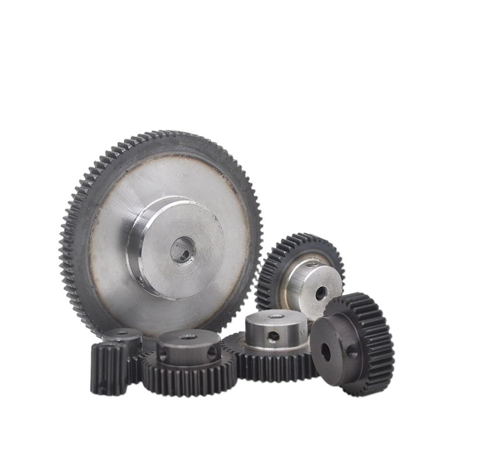 Bevel Gear Pinion Hardware Mechanical 1 Pcs 1M Spur Gear 20T Bore Size 4/5/6/6.35/7/8mm Carbon Steel Material Blackening(6.35mm)