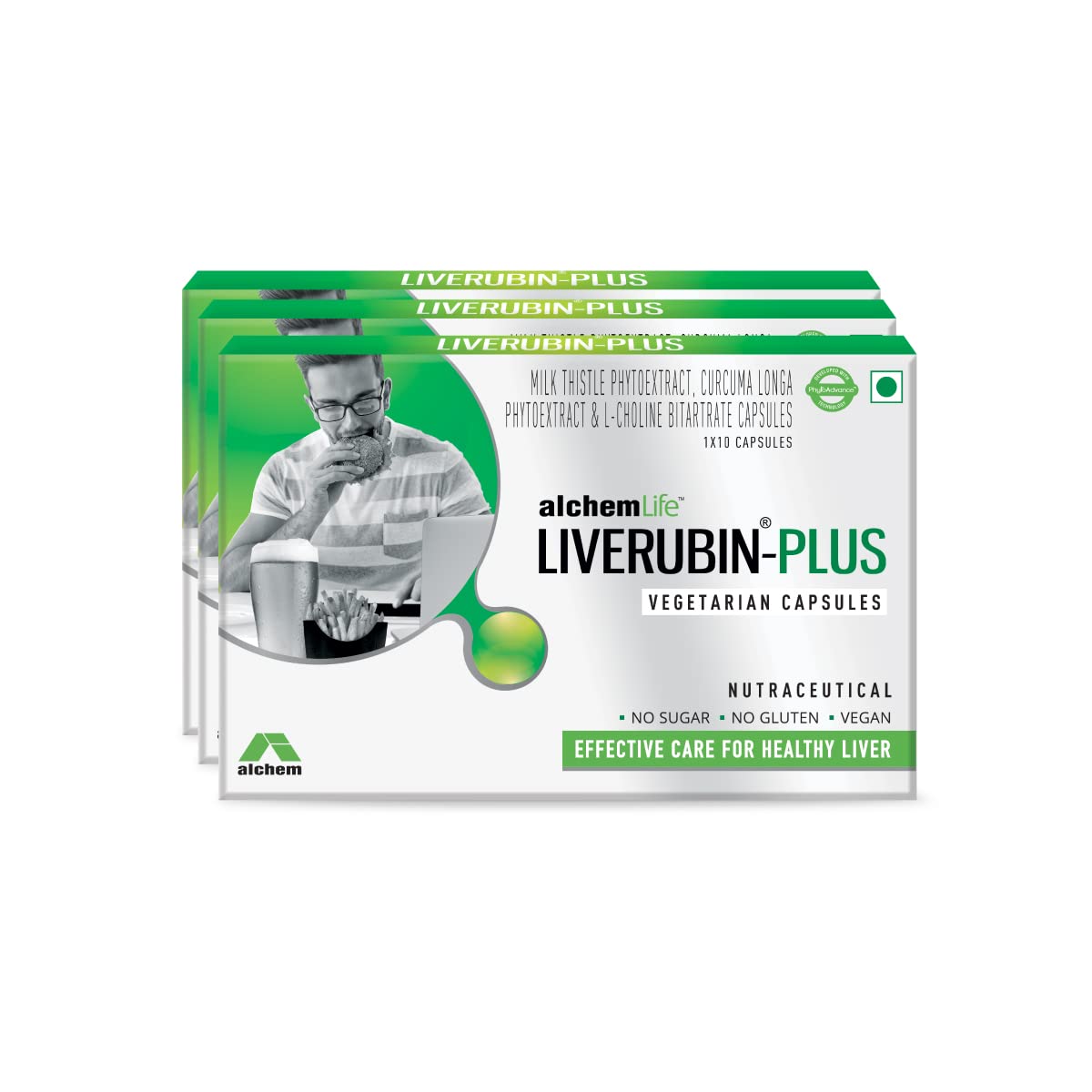 AlchemLife Liverubin Plus The Natural Hepato Protector Tablet With Milk Thistle, PhytoExtract (Pack of 3) (B0BRPY17DP) Amazon Price History, Amazon Price Tracker