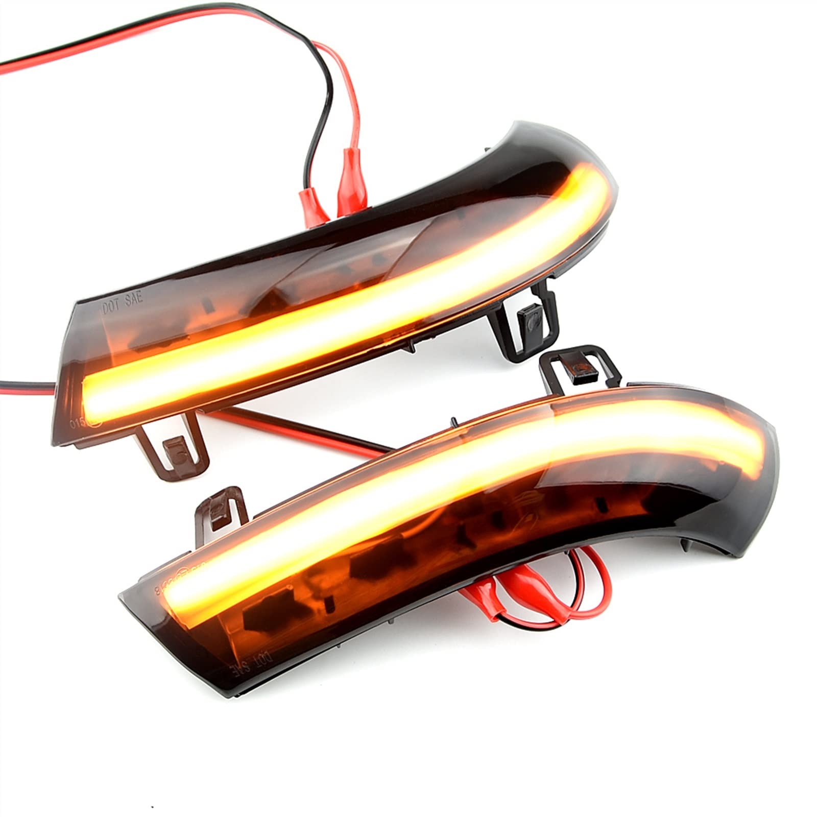 Compatible con Skoda para Superb B5 2002 2003 2004 2005 2006 2007 2008 Luz Intermitente De Coche Lámpara Indicadora De Luz Intermitente Secuencial Dinámica Intermitentes Laterales
