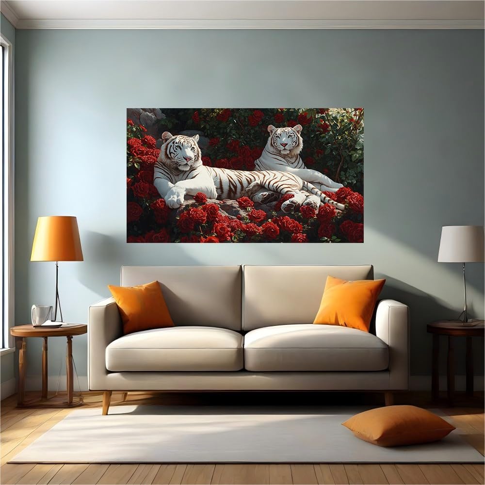 Calcomanías de pared tigre de vinilo autoadhesivo para decoración