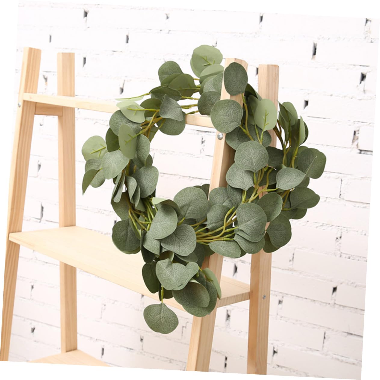 Alipis 3 Pezzi Rattan Artificiale Decorazioni Per Finestre Pianta Di Vite Pendente Foglia Di Eucalipto Decorazione Del Partito Verde Foglia Pendente Decorazioni Del Festival Simulazione