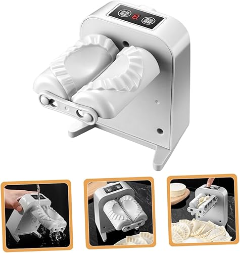 Miniatura 4 de RUNROTOO Máquina para hacer masas de pasta para hacer albóndigas, prensatelas, herramienta para hacer masas, prensa para la piel, albóndigas, moldes