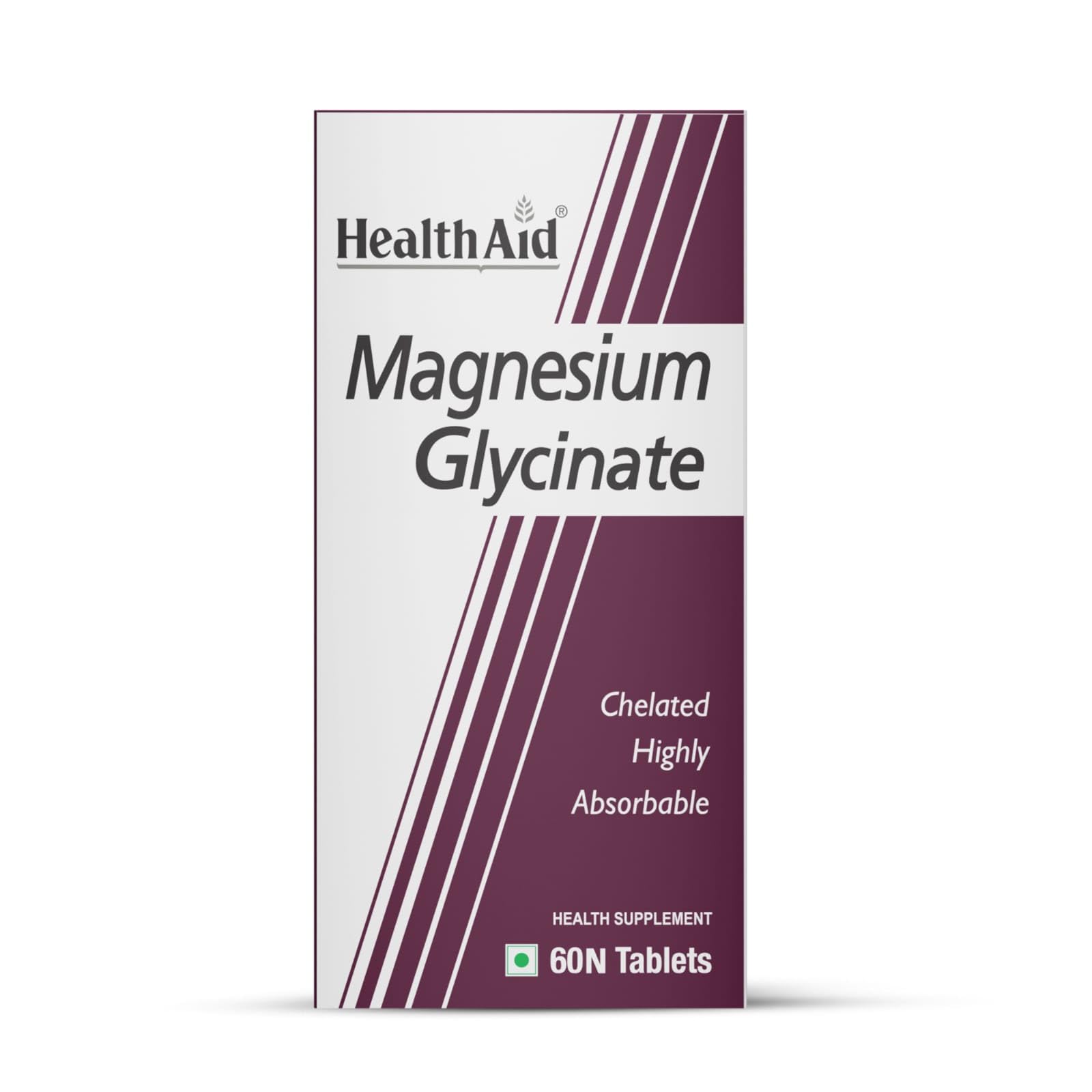 HealthAid® Magnesium Glycinate with Zinc -60 Veg Tabs | Supports Nerves & Muscle Health|High Absorption & Chelated Form| Boosts Exercise Performance|For Both Men & Women |Maintains Blood Sugar Levels (B0CXDNPZNH) Amazon Price History, Amazon Price Tracker