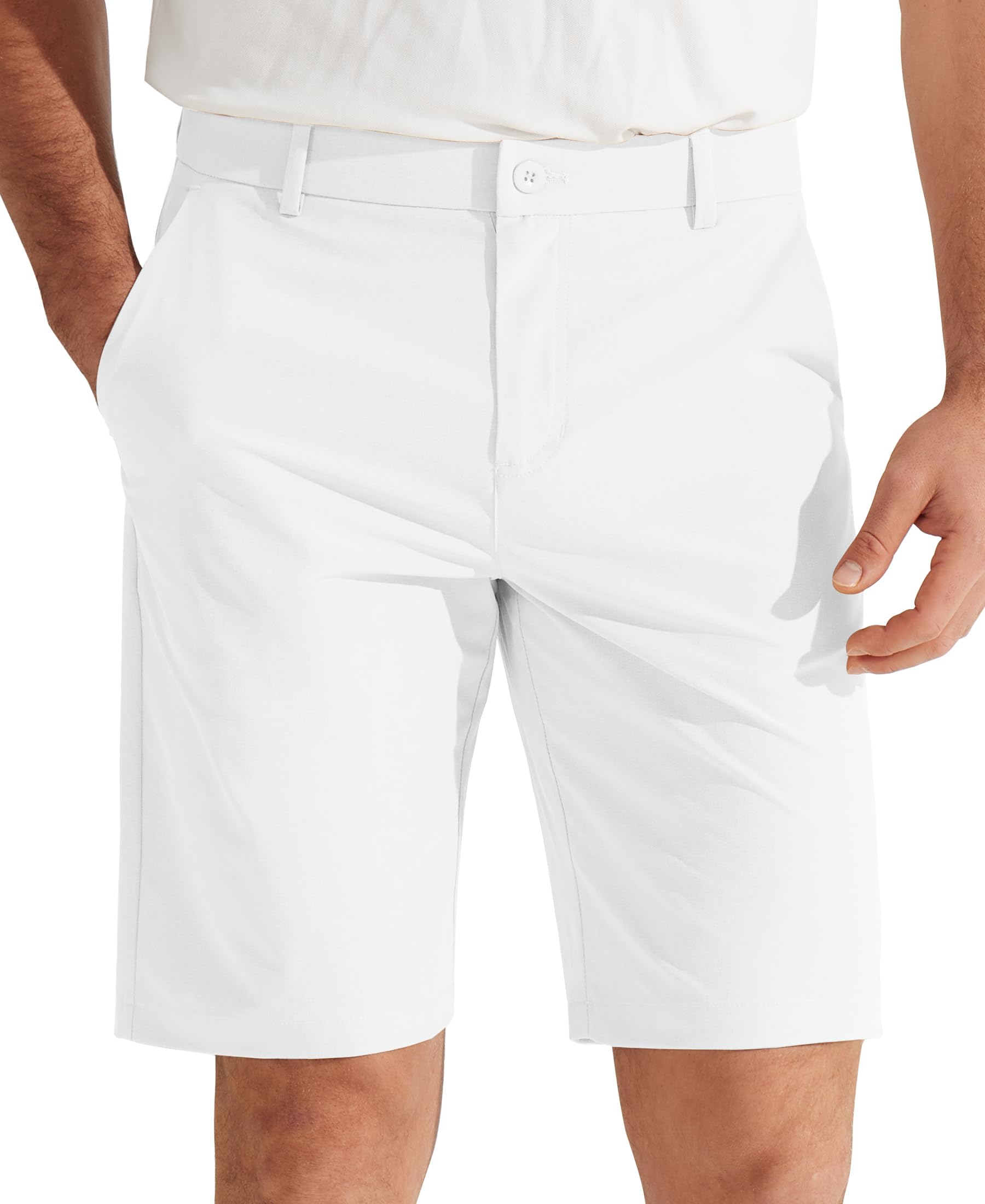 Libin Men's Golf Shorts 7" 9" Work Dress Shorts Casual Flat Front Hybrid Shorts Lightweight Quick Dry Water Resistant