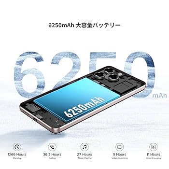Amazon | DOOGEE Note 58 Pro スマホ 本体 Android 15 SIMフリー