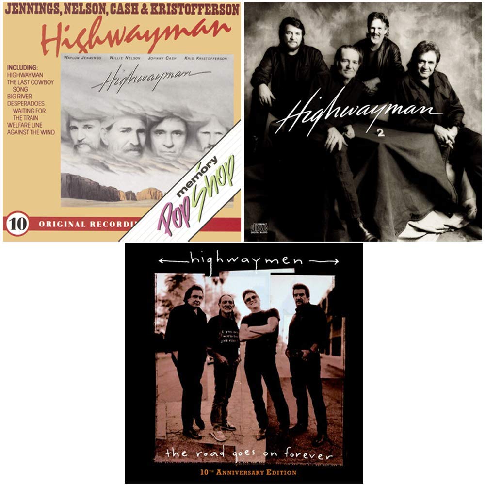 The Highwaymen: Complete Studio Album Discography (Highwayman / Highwayman 2 / The Road Goes On Forever)