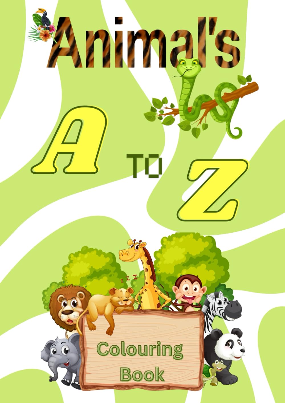 A to Z of Animals Colouring Book