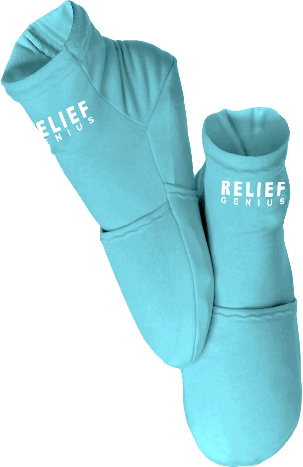 Relief Genius Cold Therapy Socks with Reusable Gel ice
