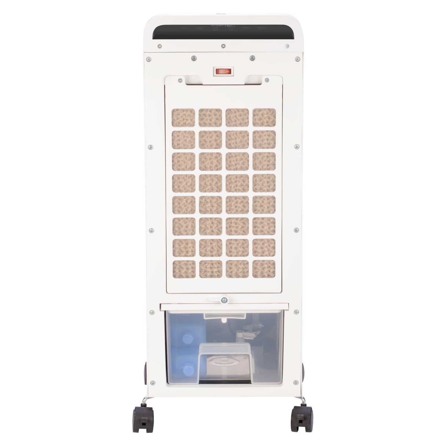 Ardes TAO Circulateur d’Air 80W 2 en 1 avec Oscillation Automatique, 3 Vitesses, 2 Niveaux de Chaleur, mando, Écran LED, Réservoir 5 L et Filtre Anti-Poussière