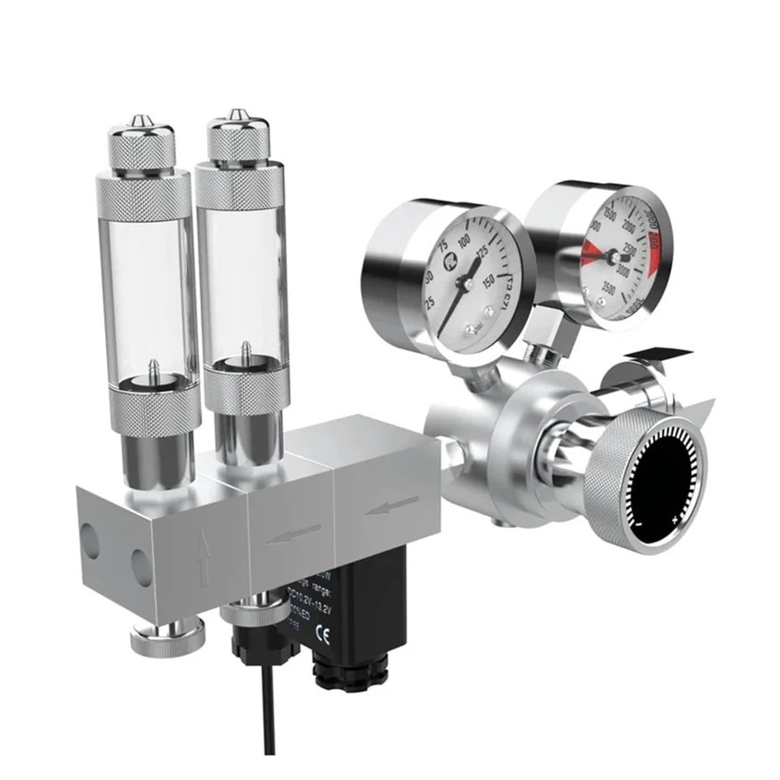 Pro Acuario CO2 regulador solenoide válvula de Cilindro Alto Accesorios Equipo de pecera Reductor de dióxido de Carbono