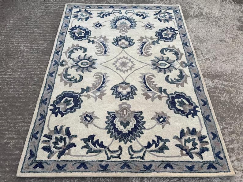 Image of zia carpets Hand Tufted Woollen Modern Collection Bedroom & Living Room Carpet Size 6 x 9 feet