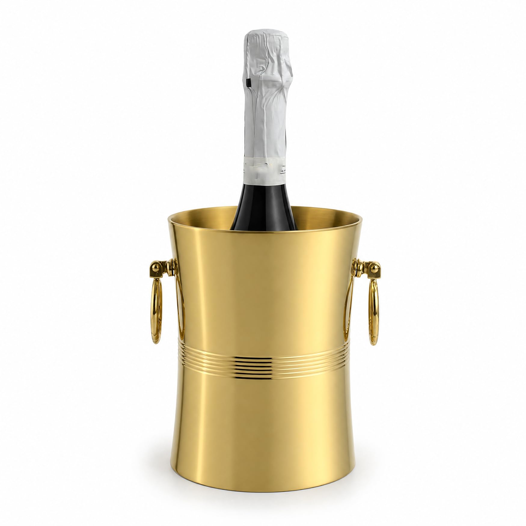 Gold Wine Chiller Bucket for 750 mL Bottles, Double Wall — Amazon image 9