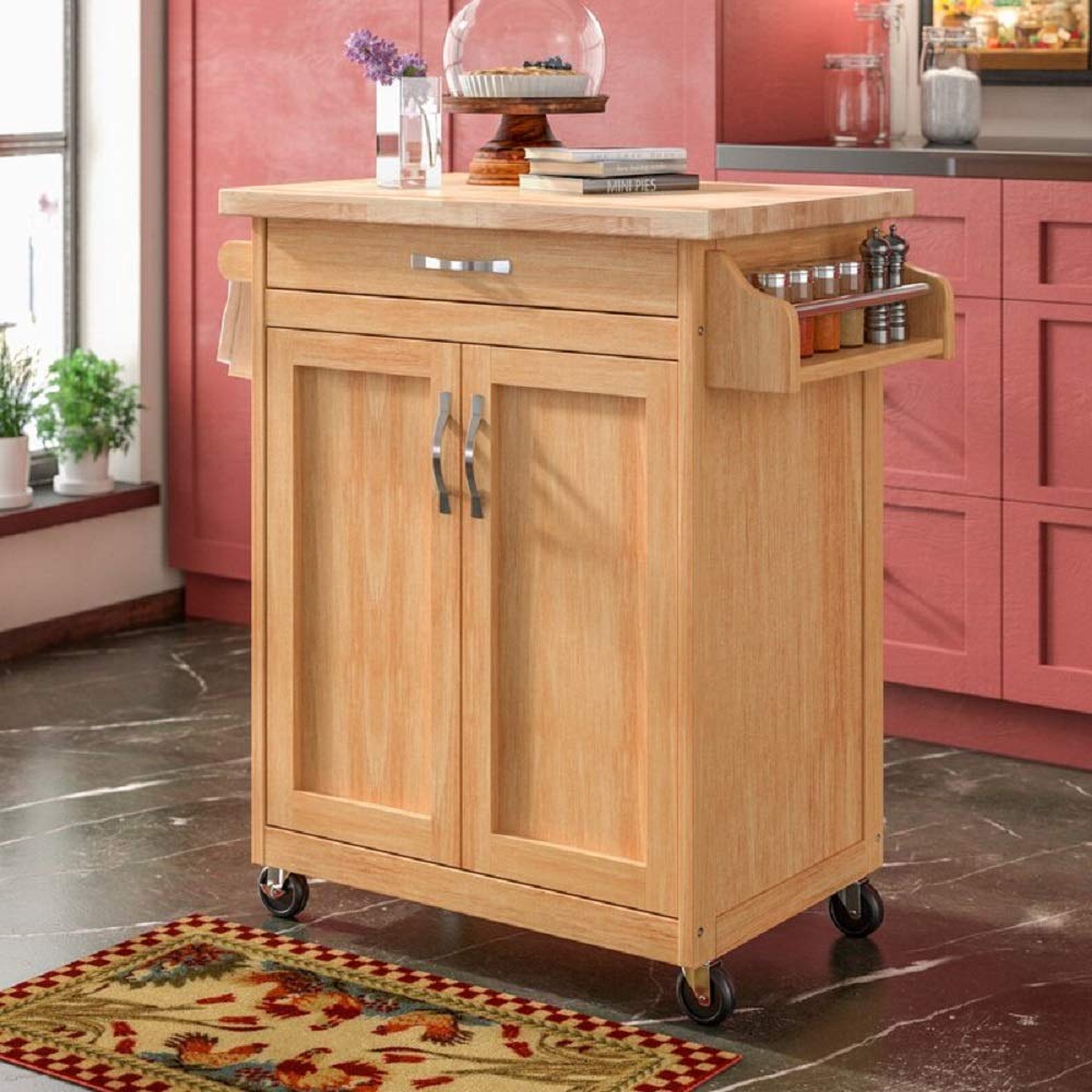 Buy Homelity Mobile Kitchen Island Cart on Wheels, Small Rolling