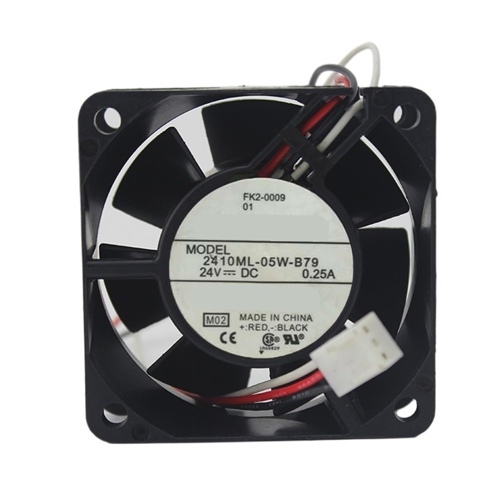 TSCFHGQI 1pcs 2410ML-05W-B79 DC 24V 0.25A 6800RPM 3 Wires Cooling Fan 6025 6CM 60 * 60 * 25mm