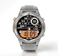 Smartwatch Brave à Prova d'Água, 170+ Modos Esporte, GPS Duplo, Resistência Militar IP69K, 10 Dias Bateria