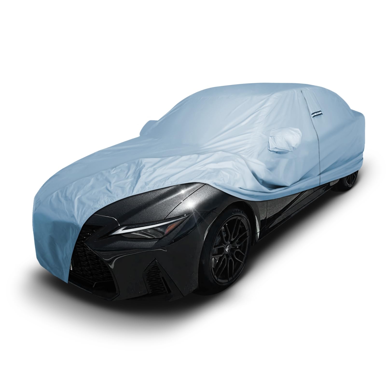 iCarCover Premium Car Cover for 2022-2025 Lexu s IS500 Heavy Duty Waterproof All-Weather Automobiles Custom Fit Indoor Outdoor UV Snow Protection Covers with Straps and Bag 10. IS500 2022-2025 Sky Gray