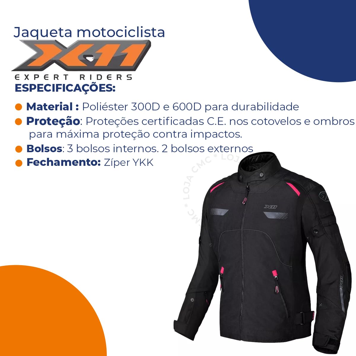 Jaqueta X11 Veler Moto Motociclista Motoqueiro Impermeável em promoção! Veja a oferta e mais achadinhos de Jaquetas & Casacos 4 Hoje é o melhor dia para comprar Jaqueta X11 Veler Moto Motociclista Motoqueiro Impermeável com aquele preço maroto! Promoção! Aproveite a oferta! 4
