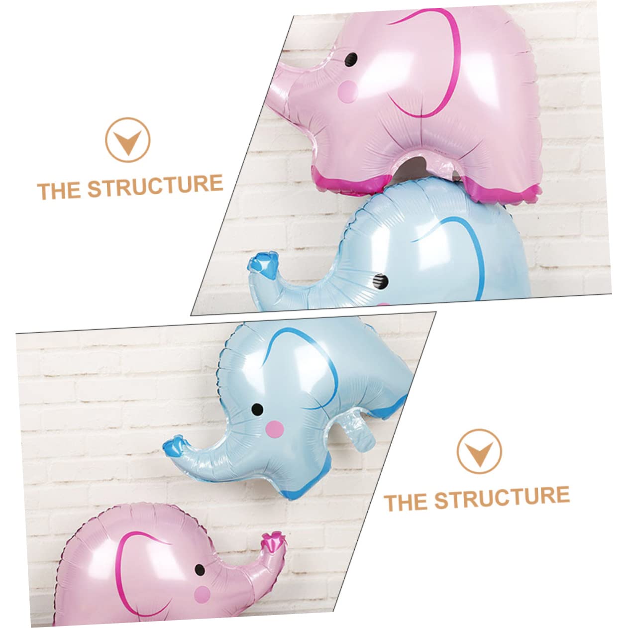 Amazon | TOYANDONA 4個大象バルーン ベビーシャワーや