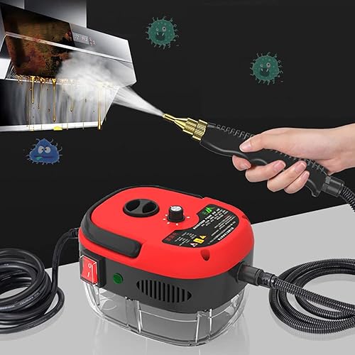 Miniatura 2 de Limpiador de vapor de alta presión, máquina de limpieza de vapor portátil de 2500 W, kit de limpieza de alta temperatura para muebles de baño de
