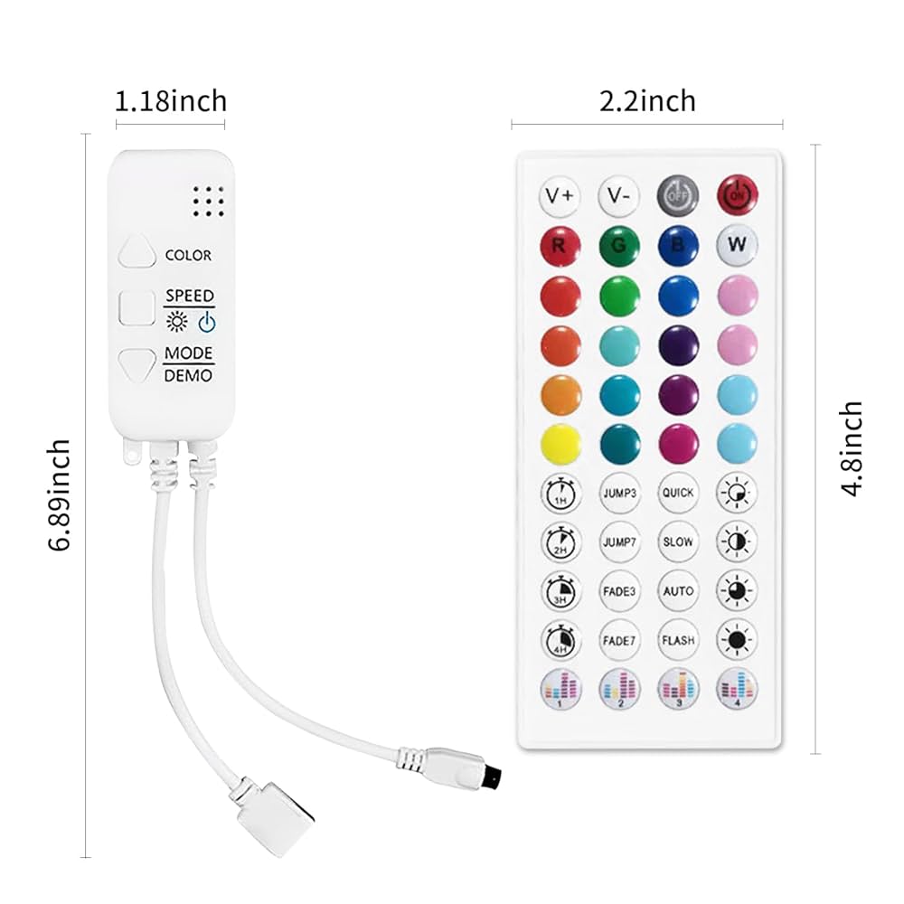 Amazon.com: ShineBurky 44 Key RGB LED Controller with