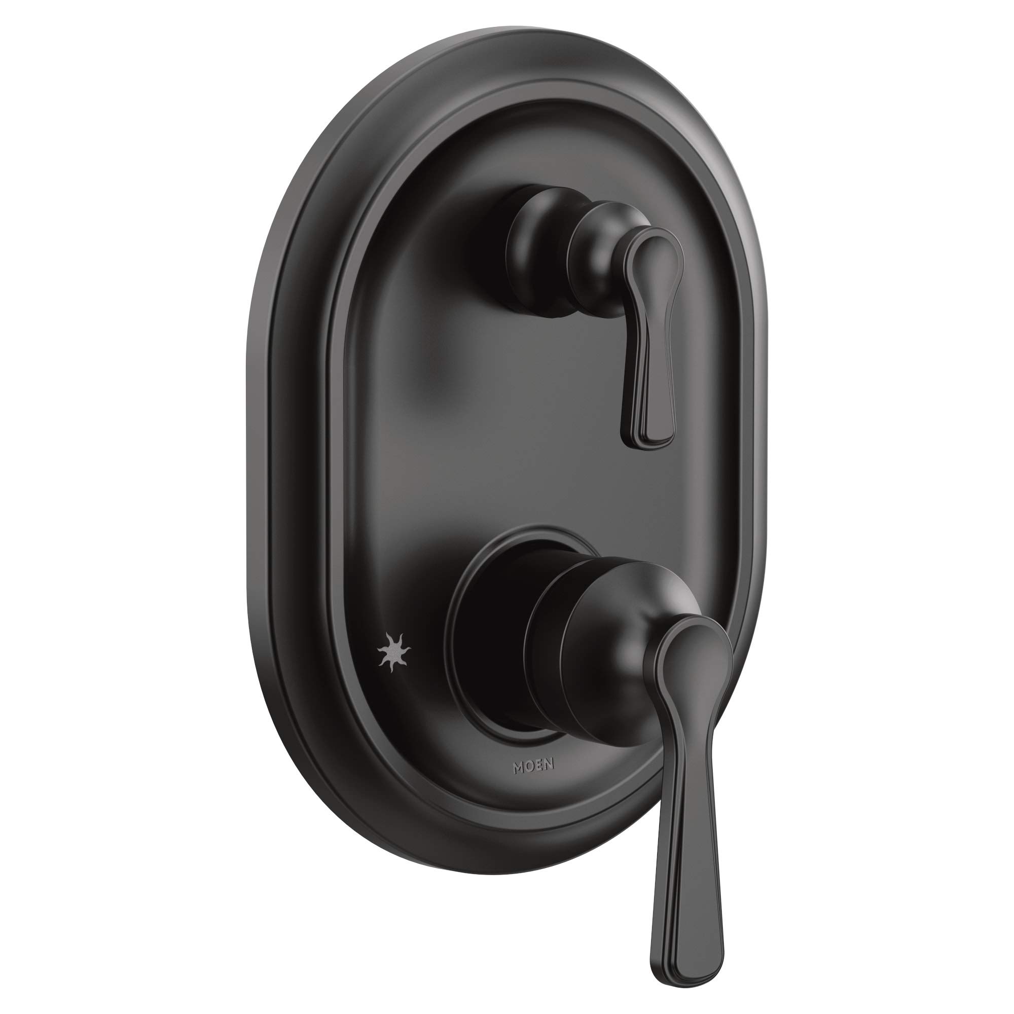 Moen UTS9211BL Colinet M-CORE 3-Series 2-Handle Shower Trim with 