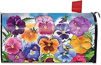 Vista 7 de Briarwood Lane Garden Kittens Spring - Funda magnética para buzón para gatos