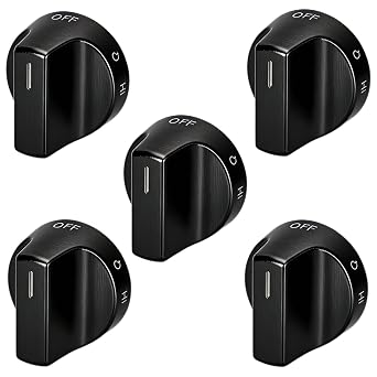 Sieri WFG550S0LV4 WFG525S0JV6 WFG525S0JV5 | WFG550S0LV5 WFG550S0LB4 WFG550S0LB5 WFG525S0JB5 Whirlpool Gas Stove Black Knobs for -W11620557 ,Check Fig 2-4 Before Ordering