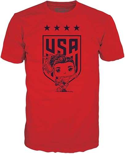 Funko Pop! Boxed Tee Selección Nacional Femenina de Fútbol de Estados Unidos - Caterina Macario - XS