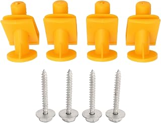 KIMISS Undertray Mounting Clips, 8PCS For Smart Fortwo W450 W451 Models Engine Base Screw Clip A0019913970 Yellow Undertray Mounting Clips