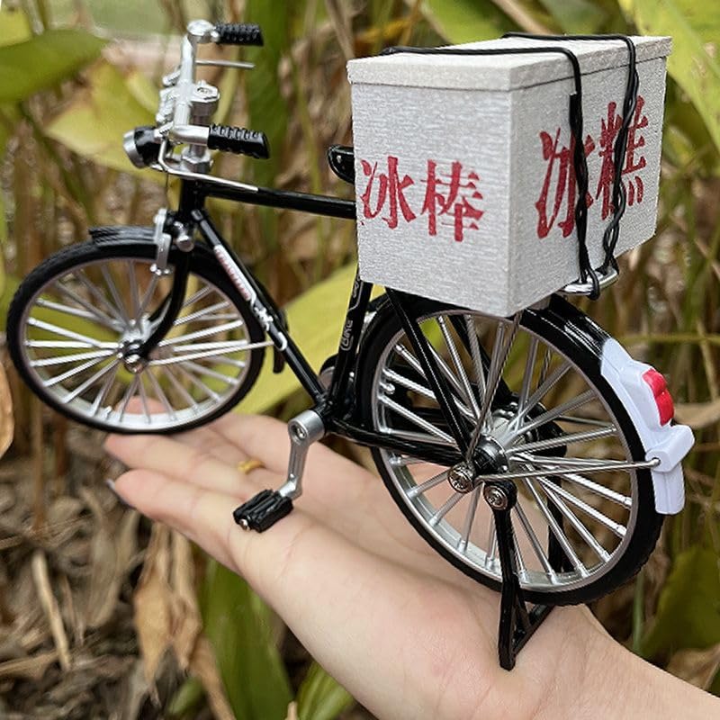 Fingerfahrrad, Fahrradmodell, Ornamente, Eis am Stiel, Eiscreme-Box