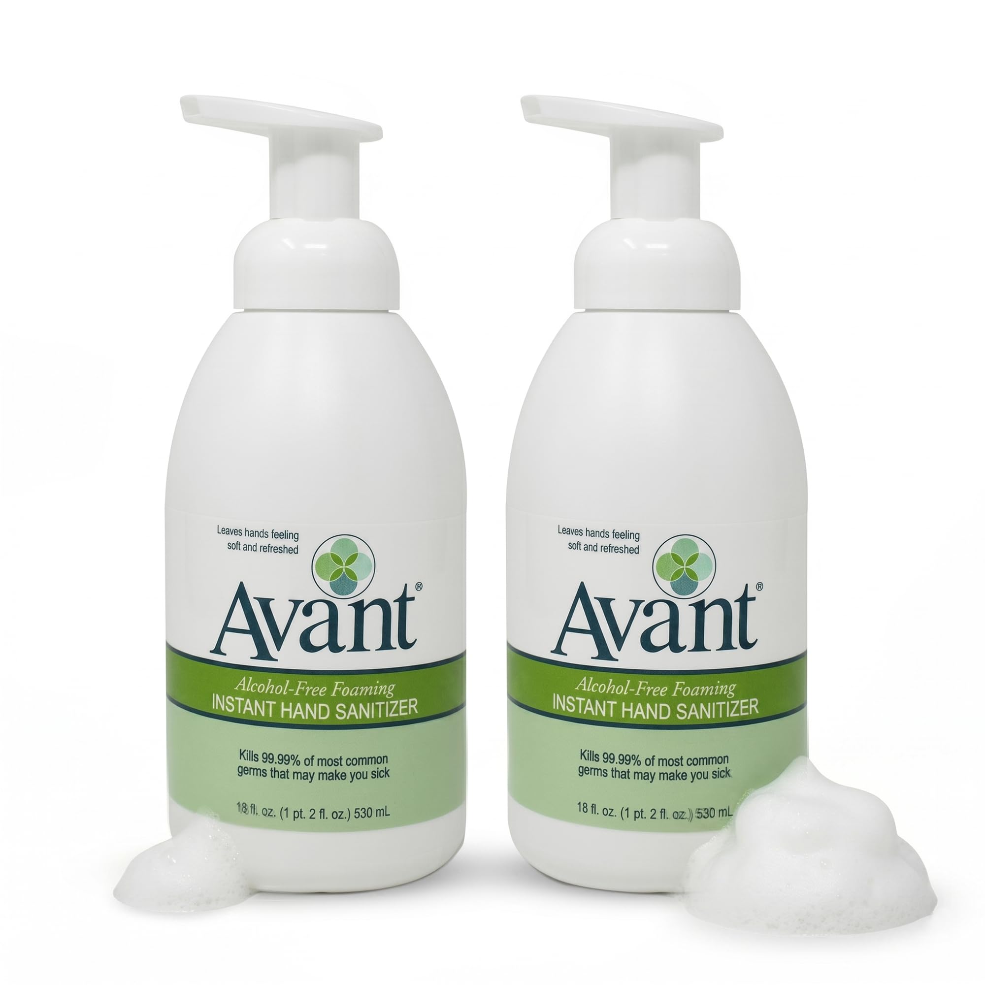 Avant Alcohol-Free Foaming Hand Sanitizer 18 oz 2-Pack
