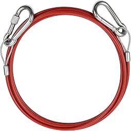 Breakaway Cable - 1m x 4mm Trailer Caravan Break Away Cable with 2 Carabiners, Easy Quick Fit Breakaway Cable Carbine Threaded Hook Towing Caravan Trailer for Breakaway Brake Safety Handbrake