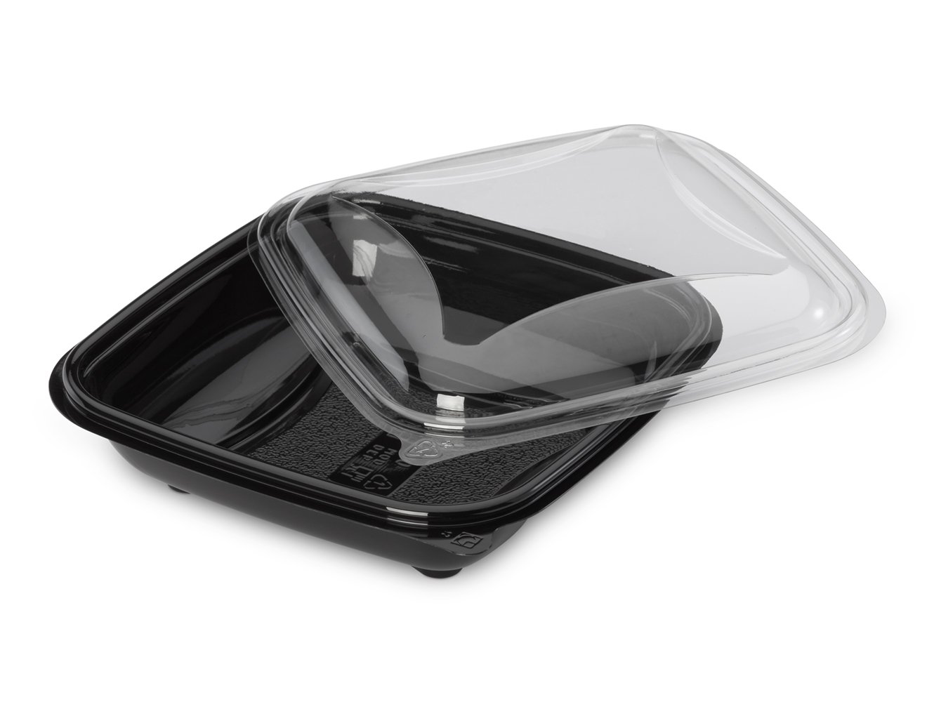 GUILLIN cr0500 N cartón Caja de Tapa Cristal antivaho Independiente, plástico, Negro, 16 x 16 x 5,5 cm