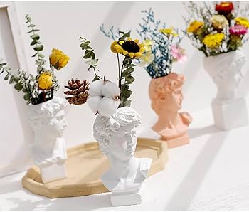 Amazon.co.jp: 花瓶 セラミック雑貨 現代彫刻アート フラワーベース Amazon.co.jp: 花瓶 セラミック雑貨 現代彫刻アート フラワーベース