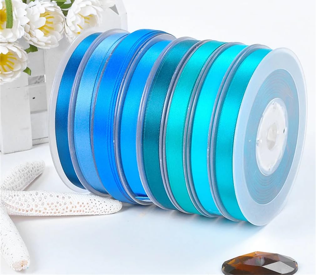 Cinta de satén de doble cara de 100 yardas para manualidades, cintas para decoración de fiestas, bodas, accesorios hechos a mano