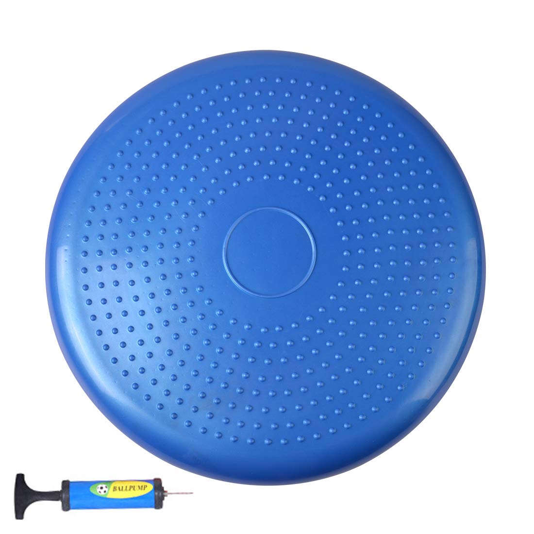 Amylove 13-Piece Inflated Wobble Cushion Set - Sensory Wiggle Seats For Kids & Office, Balance Discs With Pump