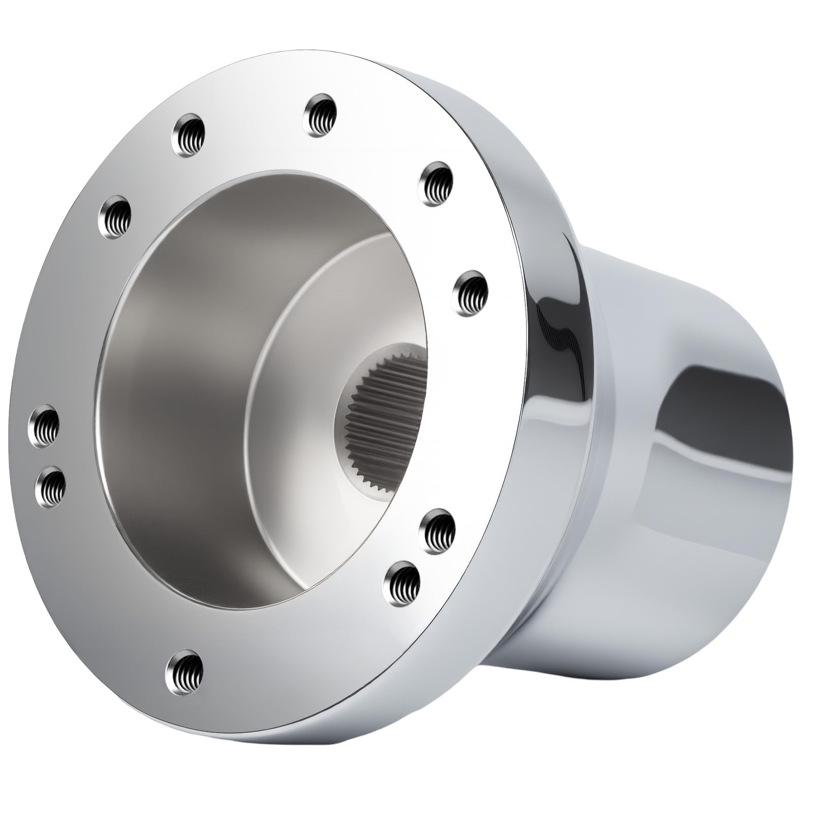 EZGO Steering Wheel Adapter fit EZGO TXT and EZGO RXV Golf Carts Steering Wheel Adapter(Silver)