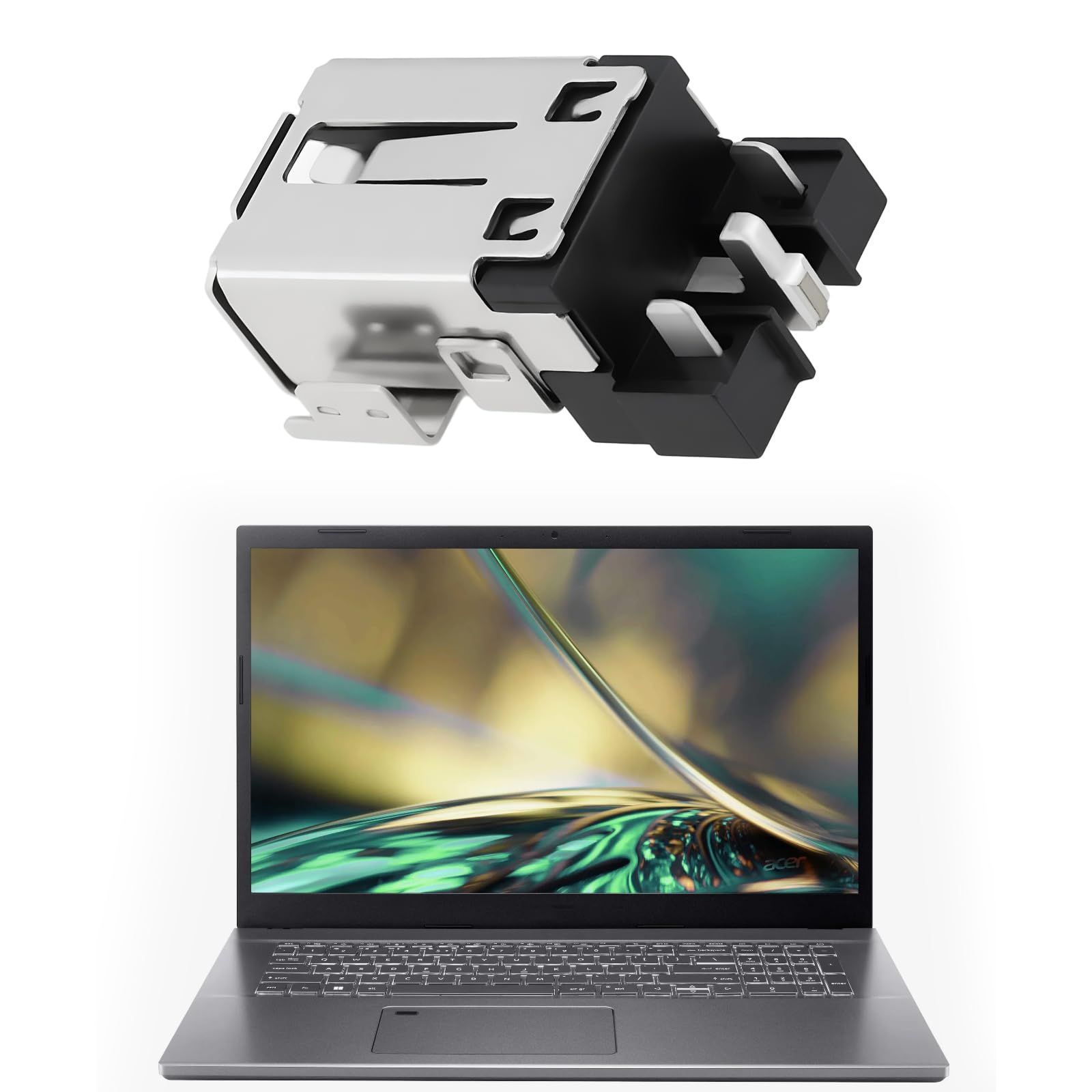 2 x port ładowania DC, kompatybilny z Acer Aspire 5 A517-52 A517-52G