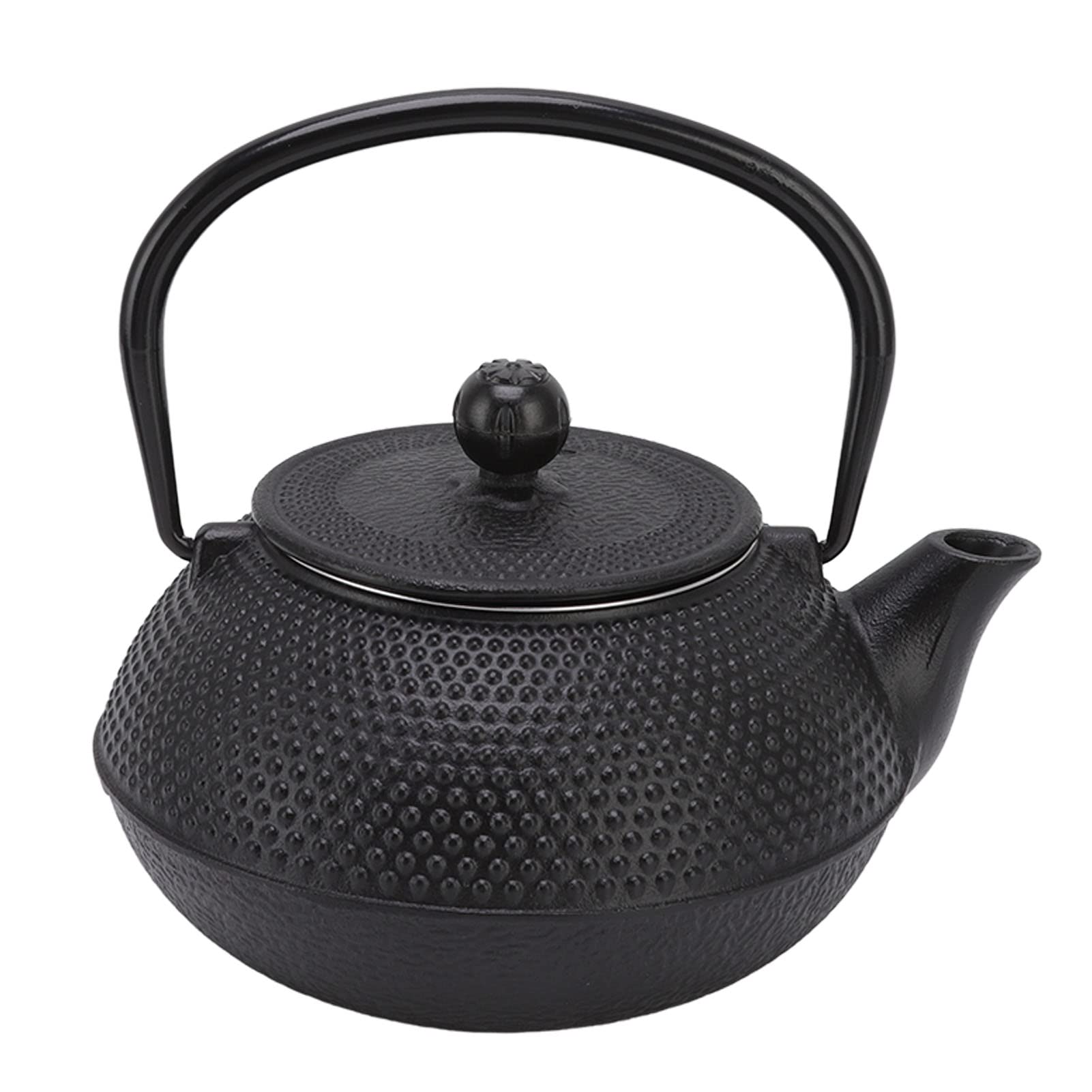 Yosoo Health Gear Zestaw Czajników żeliwnych Żeliwny Czajniczek 800 Ml z Sitkiem Do Filiżanek Podgrzewacz Maty Japoński Czajnik Do Herbaty Parzenia Herbaty Sypkiej Liściasty Użytku Domowego