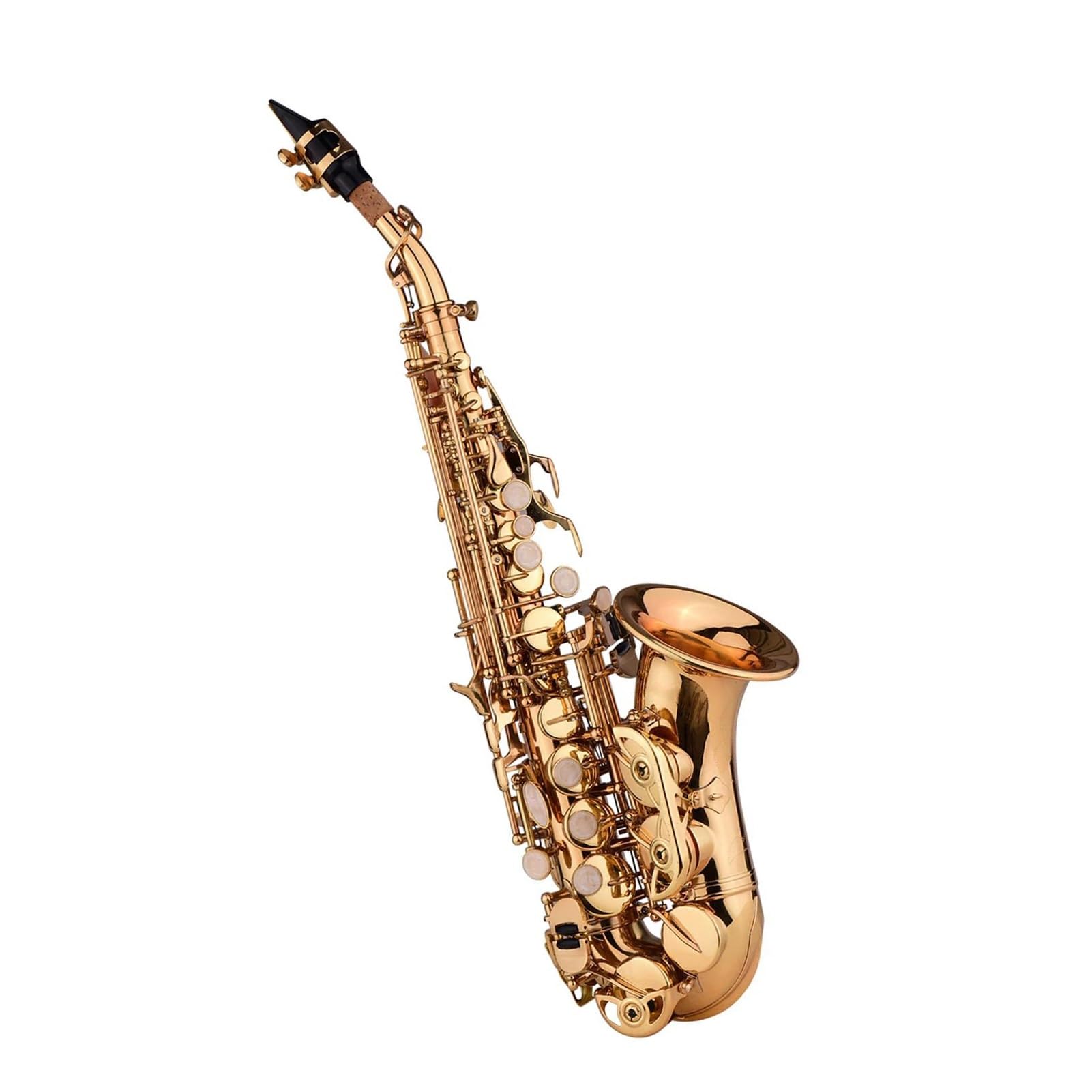 Saksofony dla miłośników muzyki Saksofon sopranowy Bb instrument dęty blaszany