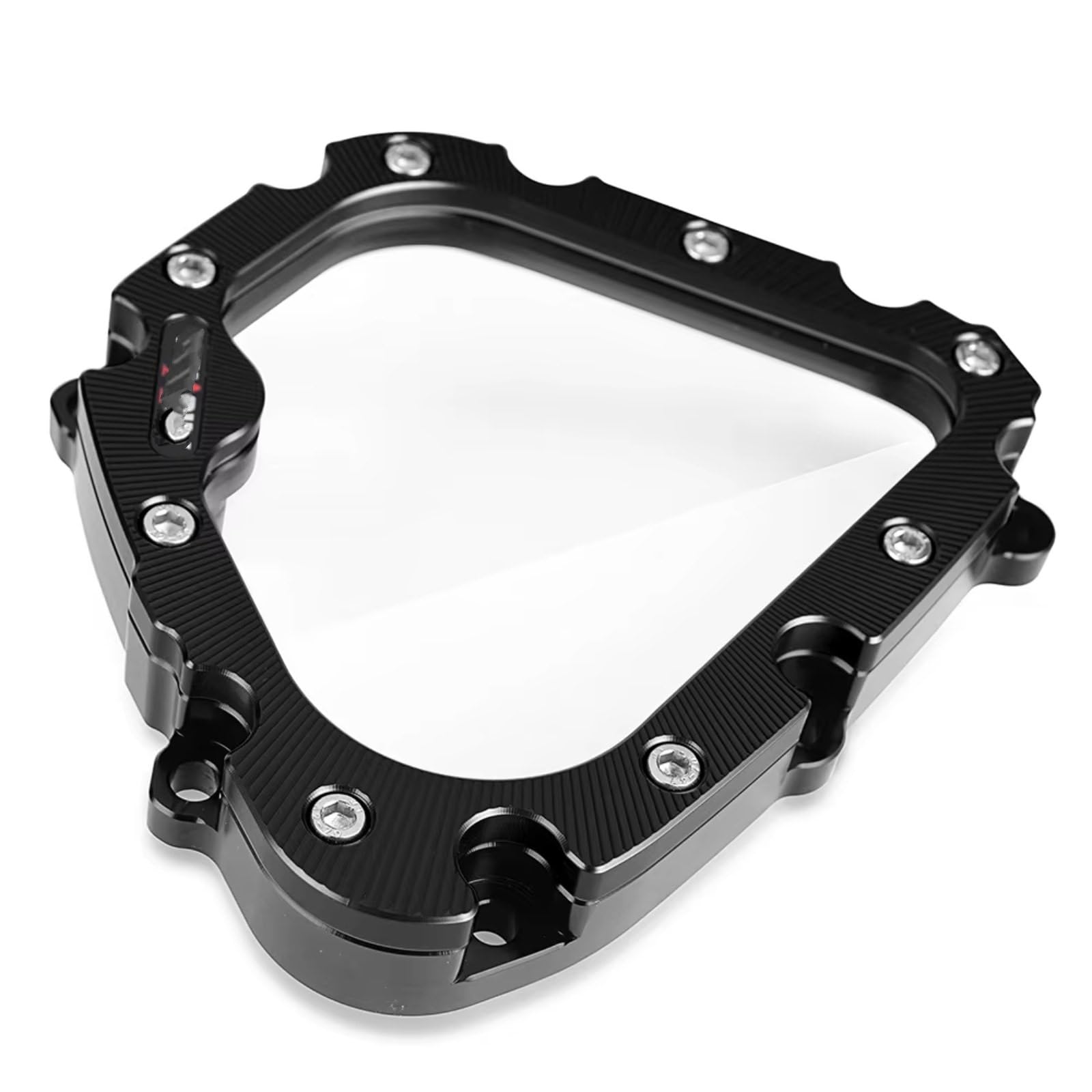 Vordere Kettenradabdeckung Motor Motorrad Für Yamaha Für MT09 Für FZ09 Moto Ritzelabdeckung | Schützen Sie den Kettenbereich vor Sand und Steinen.(Black)