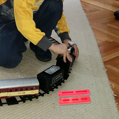 Miniatura 9 de Toyvian Juguetes para niños, accesorios de automóvil, 3 piezas, clips de dominó, accesorios para la mayoría de trenes de dominó, juego de tren