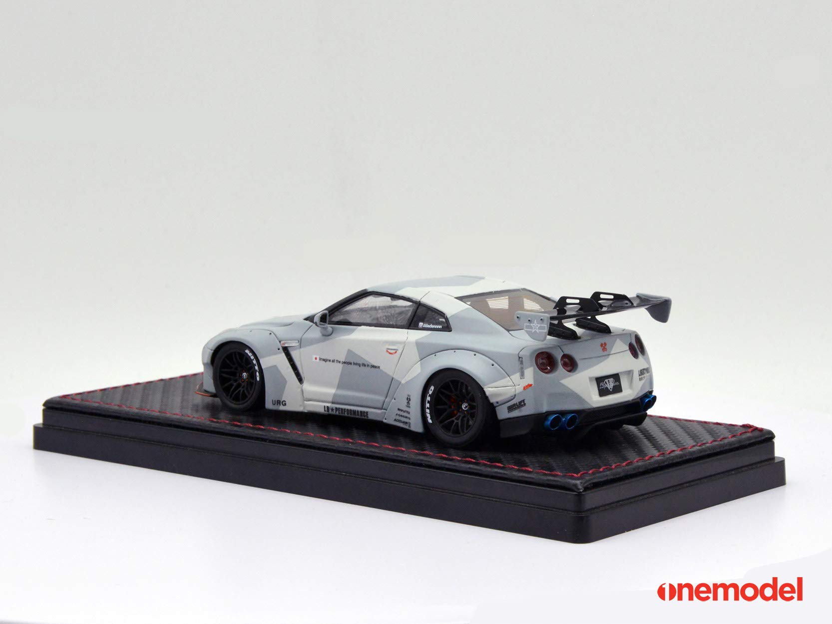 401-028 Onemodel 1/43 日産 GT-R LB Works HRC Arena x One Model Nissan LB-WORKS GTR R35 White Body Set