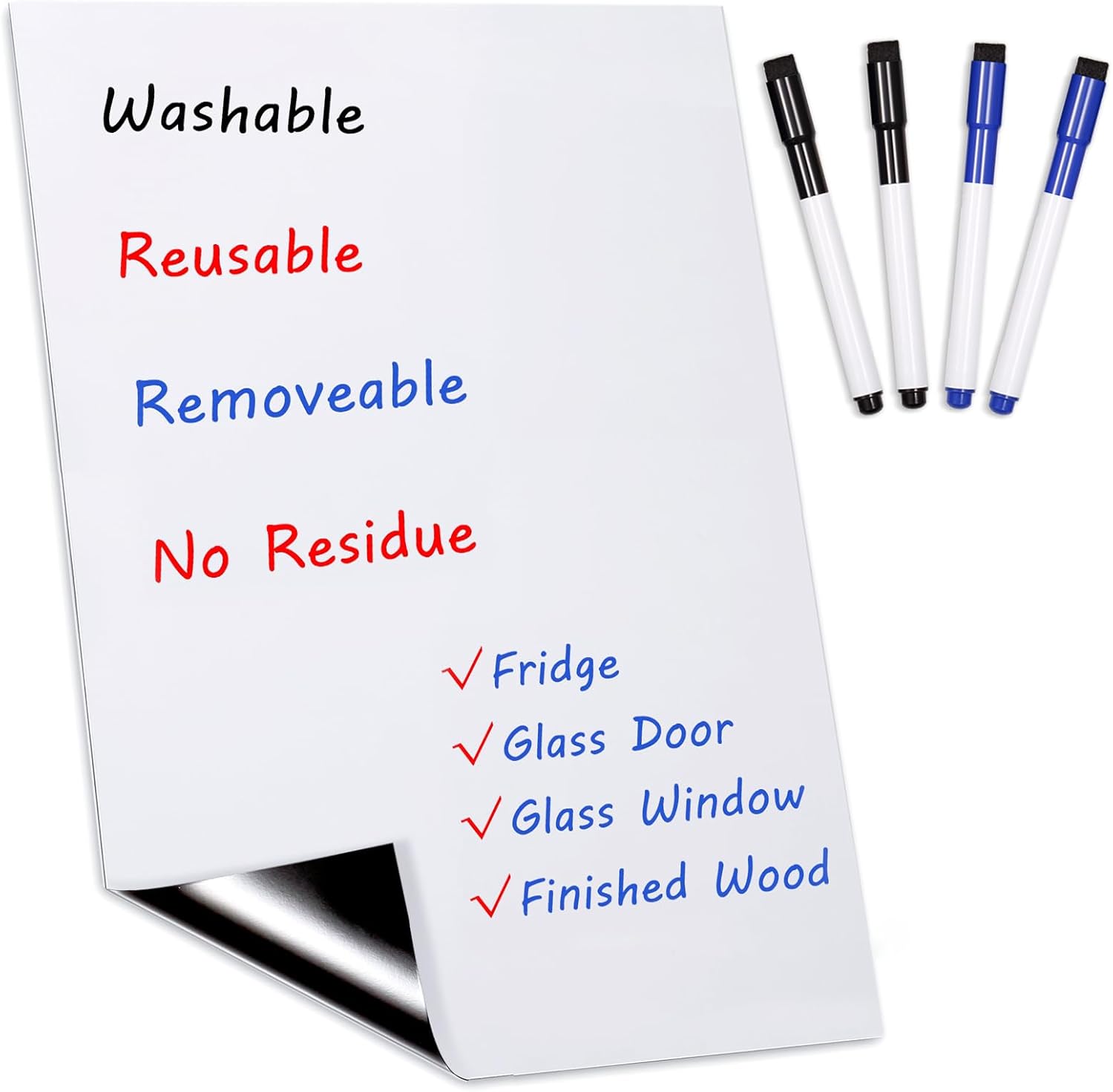 Dry Erase Whiteboard Sticker, 11.7x8.2in Removable