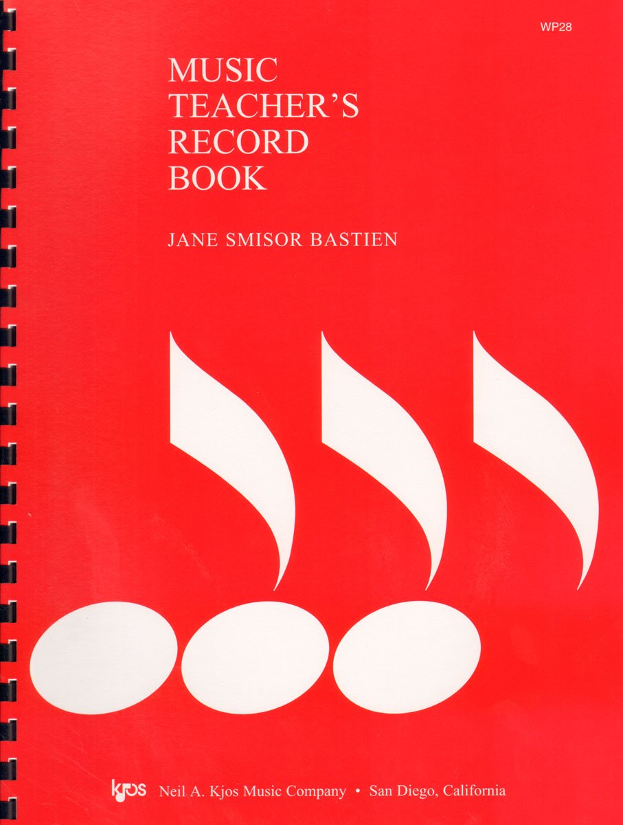 WP28 - Music Teacher's Record Book - Bastien