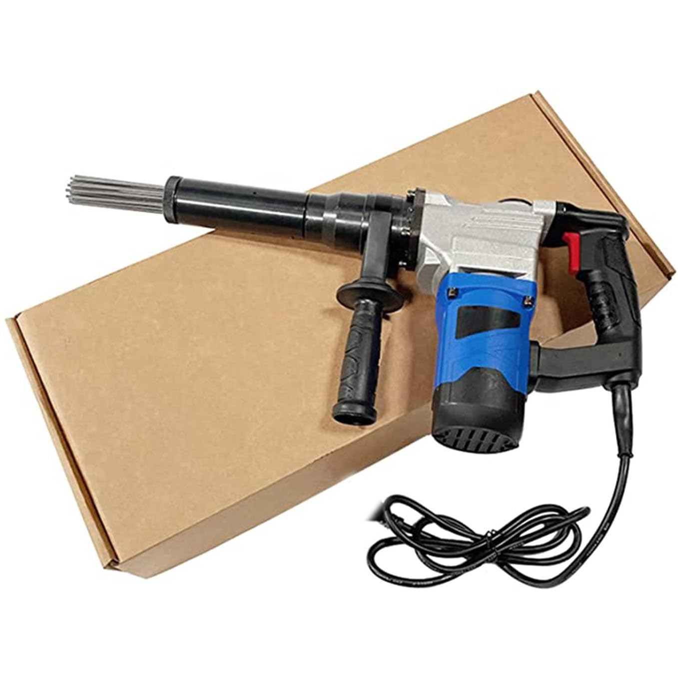 Desincrustador de agujas eléctrico de 1100 W, máquina de limpieza para eliminar óxido y pintura, desincrustador de agujas industrial.