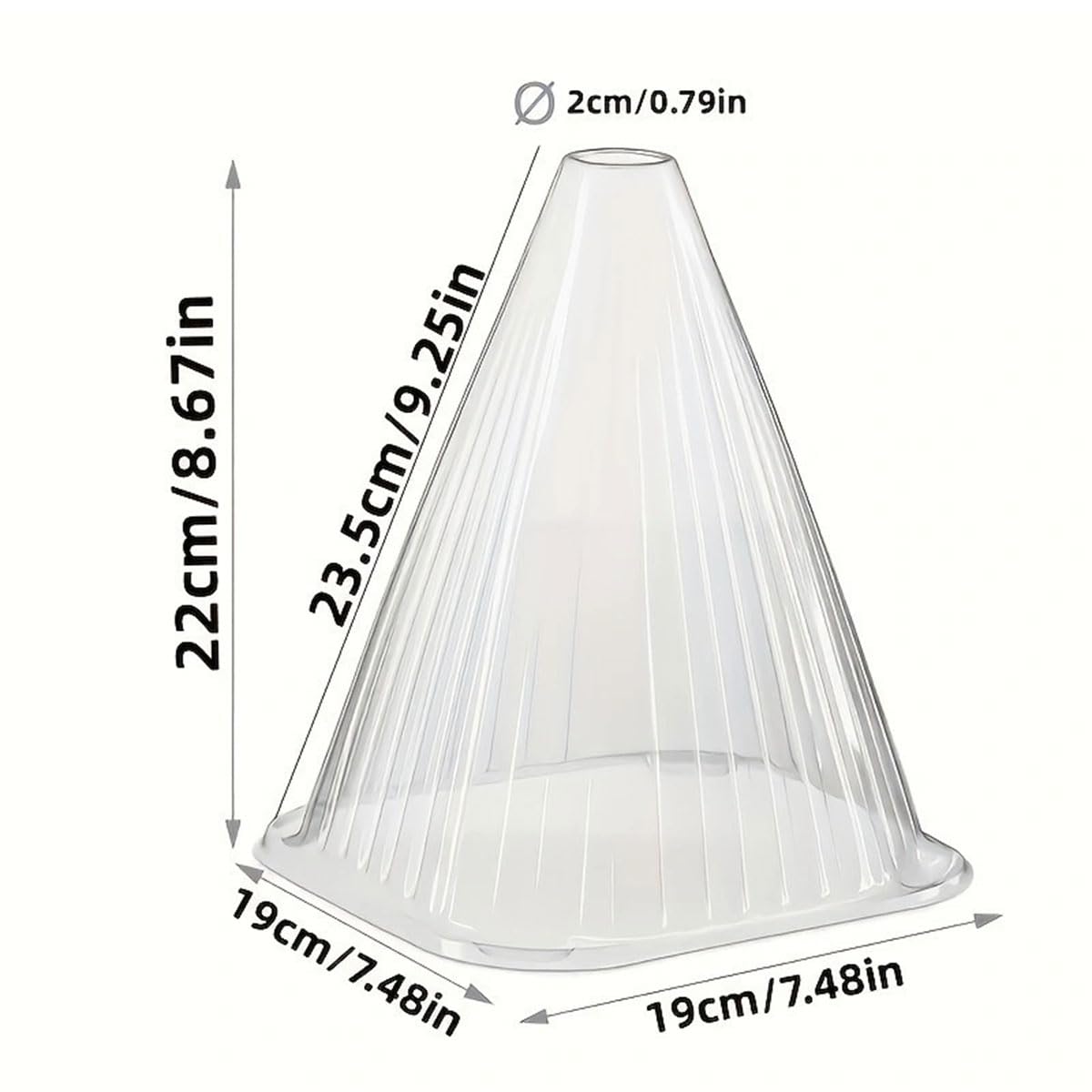Cloches de Protection pour Plantes en PVC Résistant 20PCS