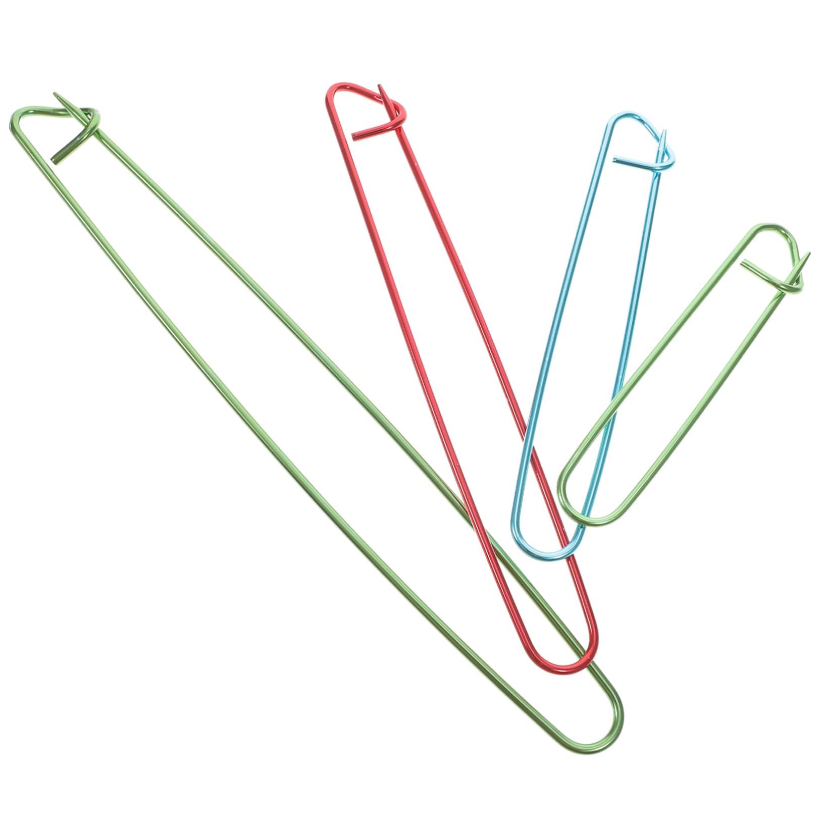 HAPINARY 10pcs Random Colors Yarn Stitch Holders Set Crochet Knitting Kit Holder Assorted Sizes